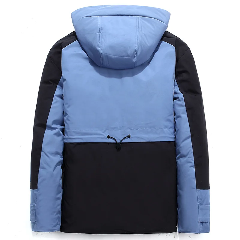 Мужская Зимняя Толстая теплая Высококачественная ветрозащитная куртка с