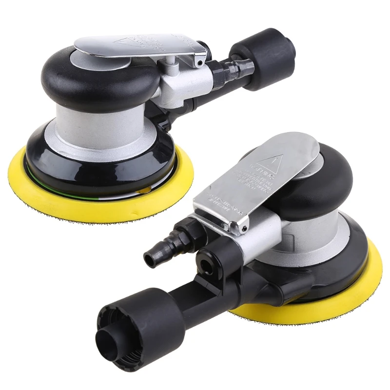 

5-дюймовый Круглый орбитальный шлифовальный станок с воздушной ладонью, пневматический полировщик, ручной шлифовальный станок, электричес...