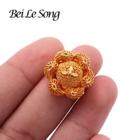 dubai fashion gold filled adjustable classic flower rings jewelry wedding accessories jewellery womens ring gifts for women