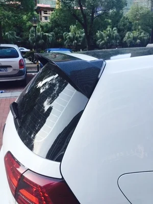 Задний спойлер на крышу Golf 7 крыло для Volkswagen VW Mk7 2014-2015 стиль O из углеродного