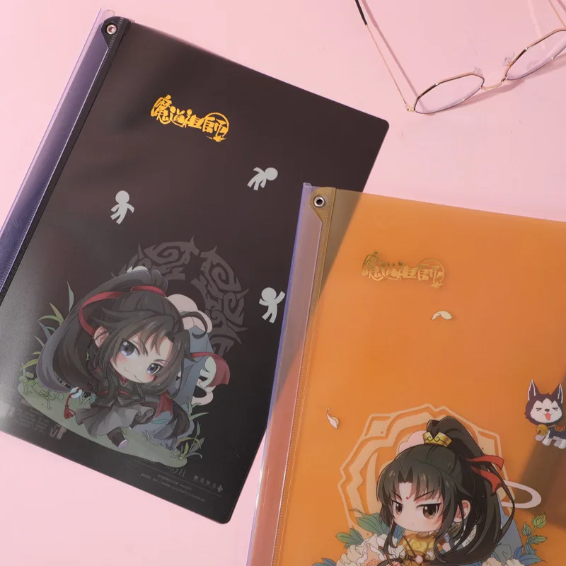 Папка аниме Mo Dao Zu Shi A4 Wei Wuxian Lan Wangji с мультипликационными фигурками офисные