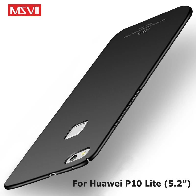 MSVII чехлы для Huawei P10 Lite чехол тонкий матовый Plus Чехол Жесткий ПК P 10 | Мобильные
