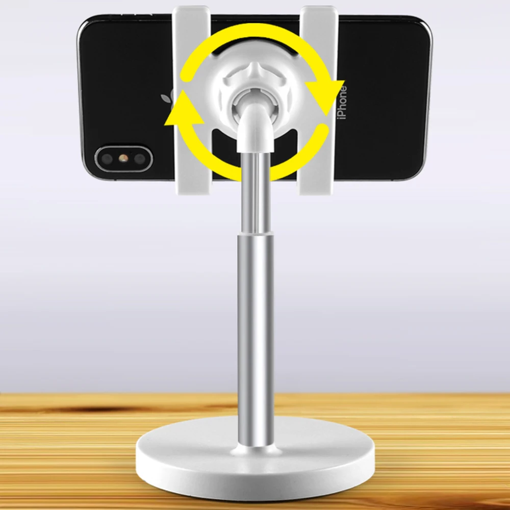 Универсальный Настольный держатель для мобильного телефона из алюминиевого