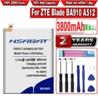 Аккумулятор HSABAT Li3925T44P8h786035 3800 мАч для ZTE Blade BA910 A910 A512 Xiaoxian 4 BV0701 V8 V0800 BV0800 V7 V7Plus V770