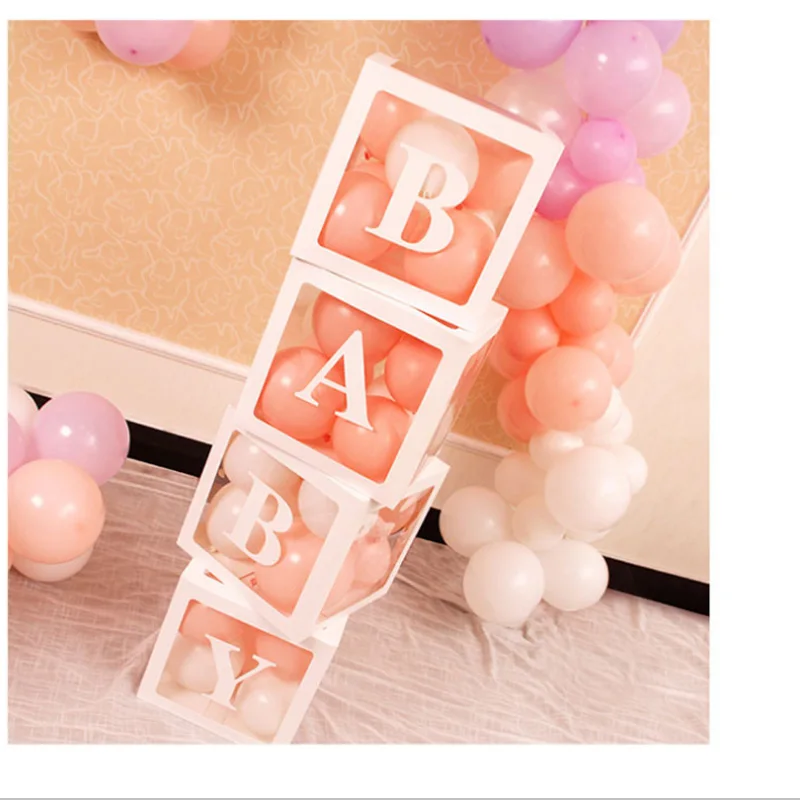 

High popularity hot sale red balloon box transparent baby surprise box proposal confession birthday party decoration love box