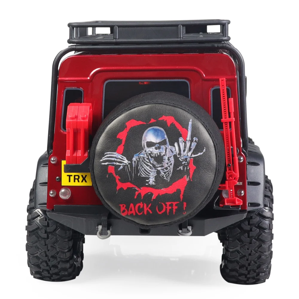 RC украшение автомобиля из искусственной кожи запасной чехол для шин Eagle Skeleton 1/10