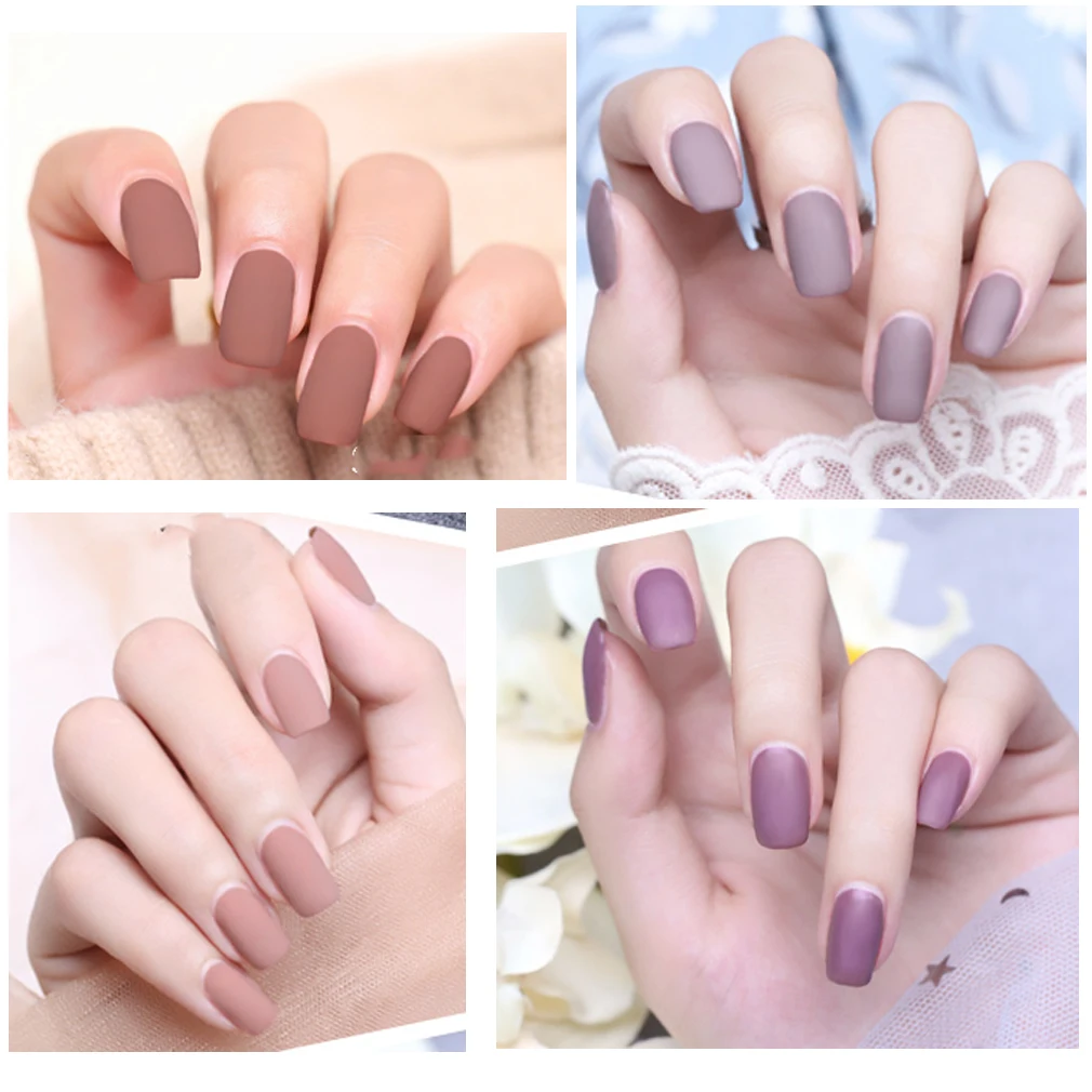 FairyGlo 10 мл серая серия УФ гель для ногтей матовое верхнее покрытие цвет