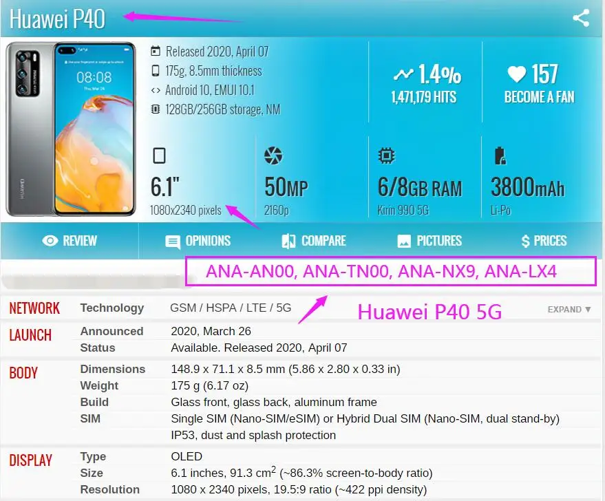 Pantalla OLED LCD para Huawei P40 ANA-AN00... ANA-TN00 ANA-NX9 ANA-LX4 pantalla LCD de montaje de digitalizador con pantalla t&aacute;ctil de reemplazo de tel&eacute;fono-1