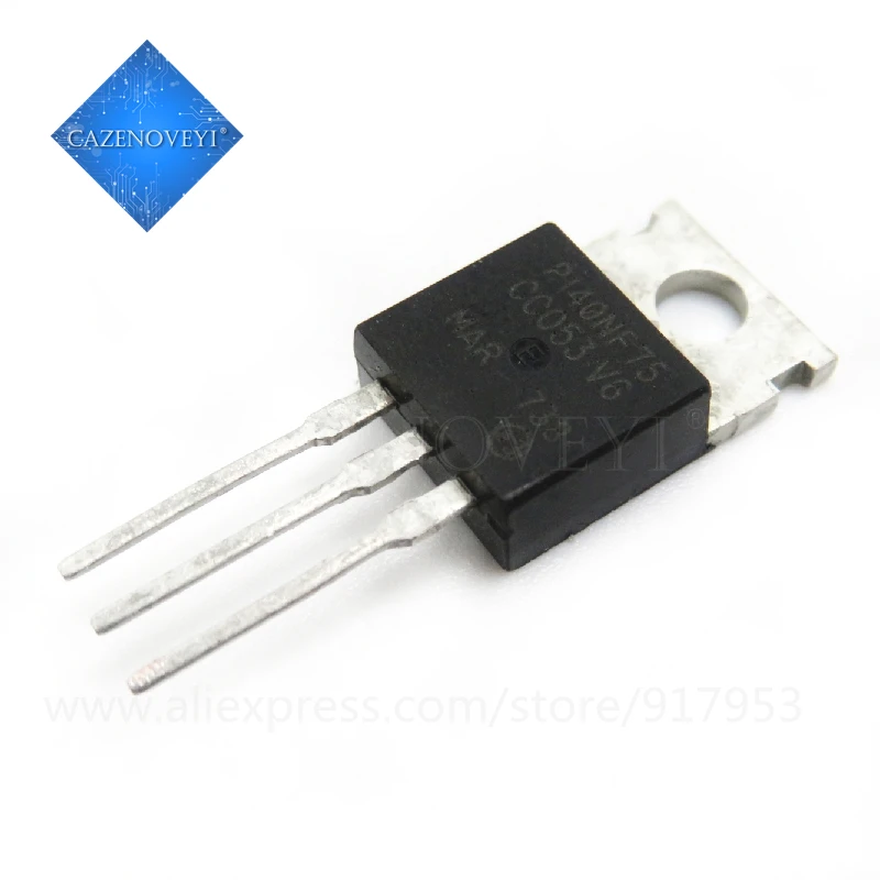 10pcs/lot STP140NF75 P140NF75 TO220 75V 120A new original In Stock | Электронные компоненты и принадлежности