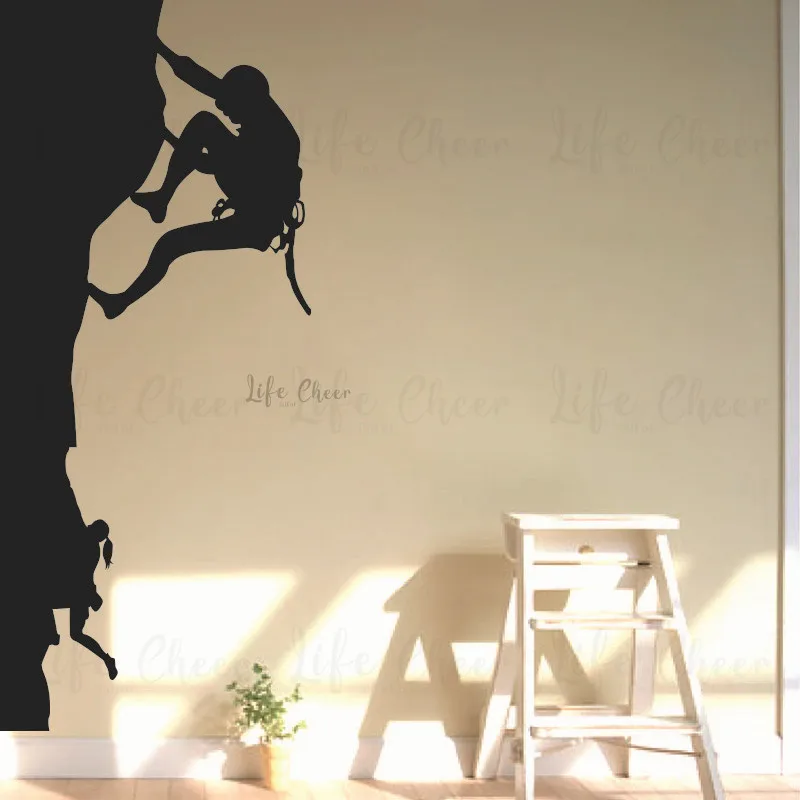 Фотообои для экстремальных видов спорта скалолазания спортсмены виниловые