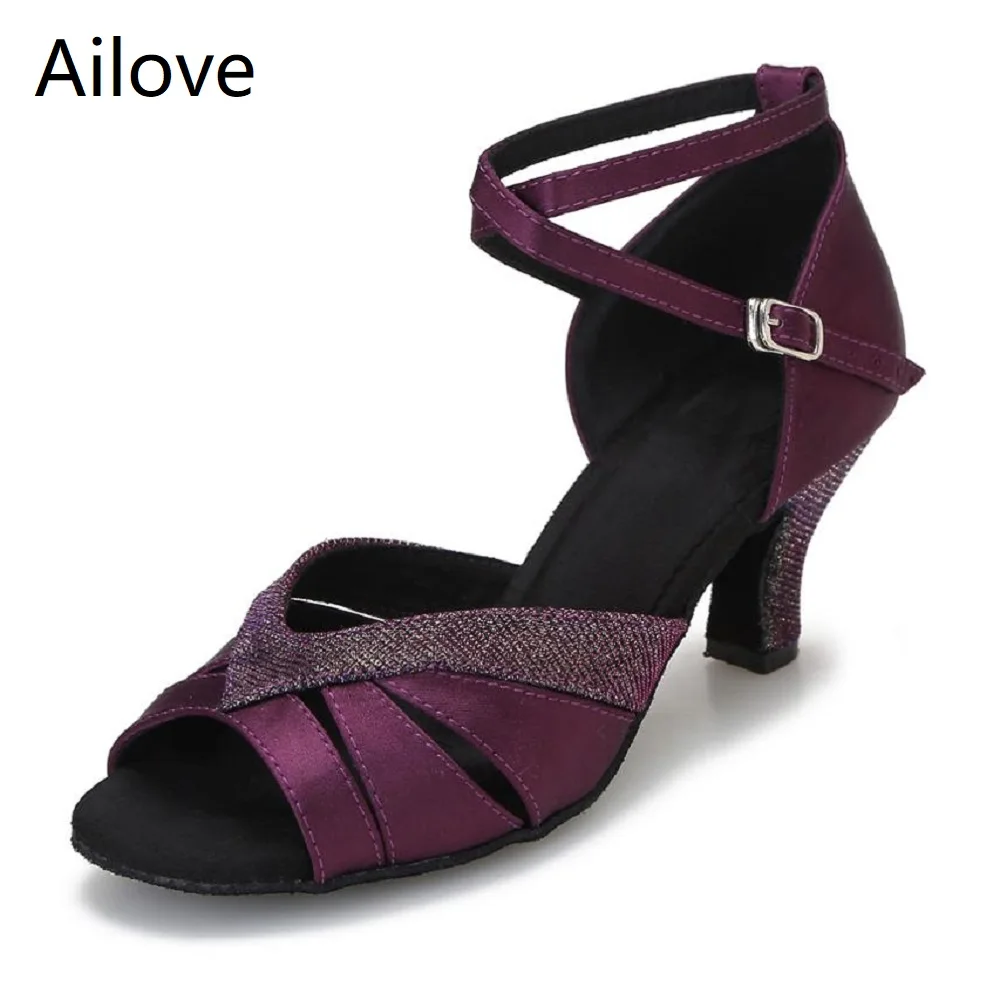 Классические туфли для бальных танцев сальса латинских женские сандалии с