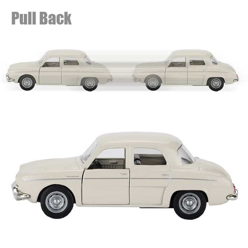 1:43 сплав модель автомобиля игрушка потяните назад автомобиль антикварный модели