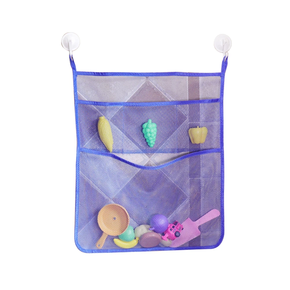 

Mesh Baby Kids Basket Baby Bath Toy Foldable Storage Net Hanging Storage Bag Organizer Pouch For Baby Bath Tub