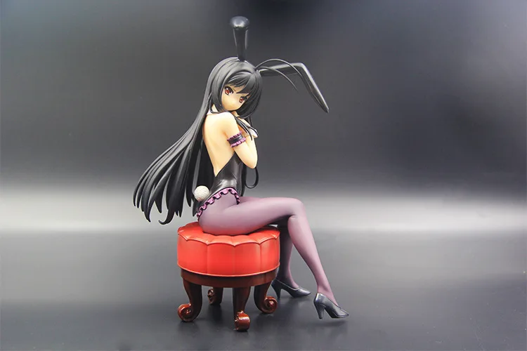 

20 см аниме Accel World сексуальные фигурки Kuroyuki hime Bunny Girl Ver. Привлекательная Коллекционная экшн-фигурка из ПВХ