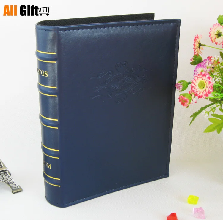Лидер продаж 4 дюймовый фотоальбом вместительный из искусственной кожи для