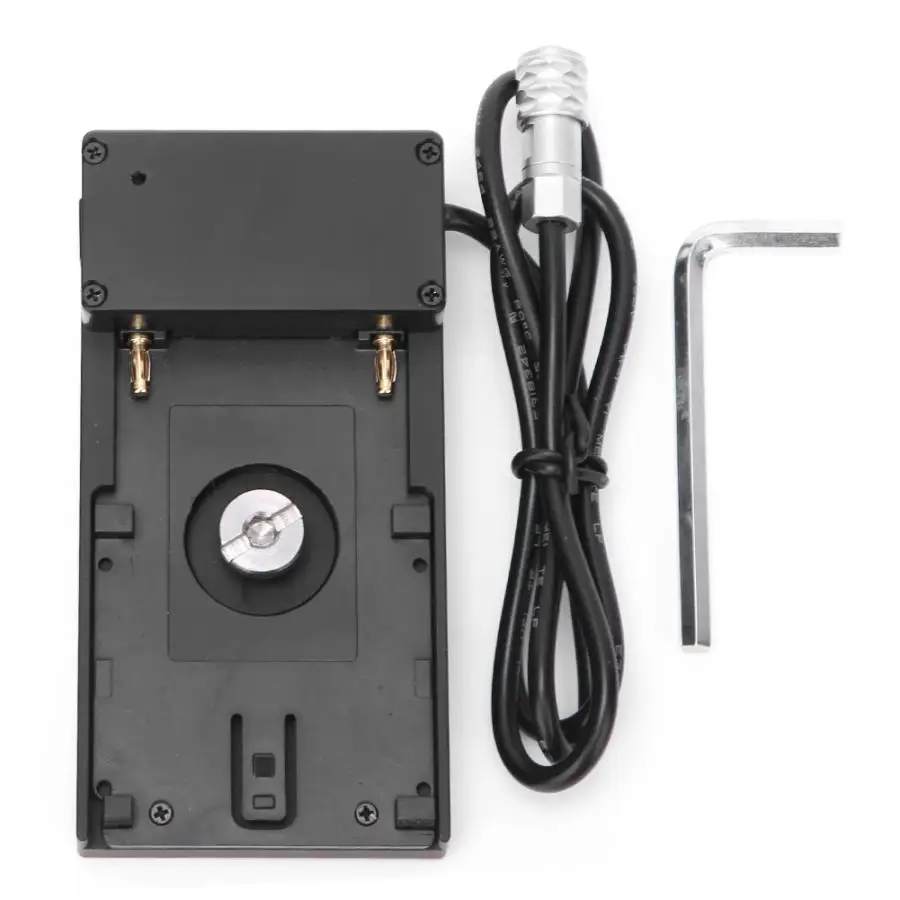 Базовый держатель крепления адаптерной пластины для камеры BMPCC 4K с батареями NP-F970, NP-750, NP-F550.