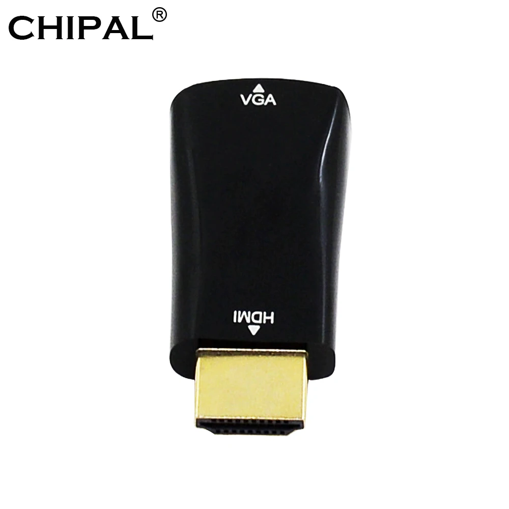 CHIPAL Mini HDMI к VGA адаптер/конвертер/кабель HDMI2VGA поддержка HD 1080P HDTV дисплей монитор для