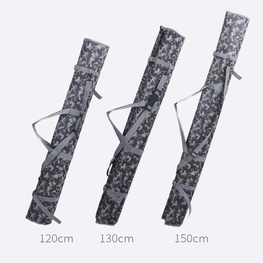 

120cm/130cm/150cm Fishing Bag Multifunction Tool Roll Storage Pocket Fish Handbag Fordable Fishing Rod Pole Lure Pouch XA200G