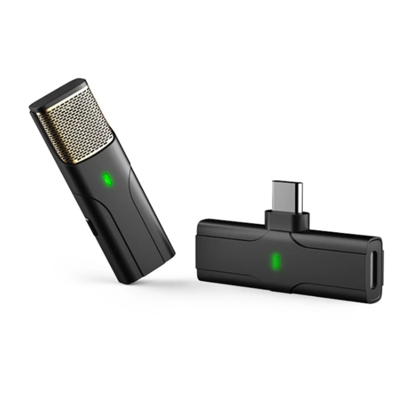 

Петличный беспроводной микрофон для записи «подключи и работай» на 360 °