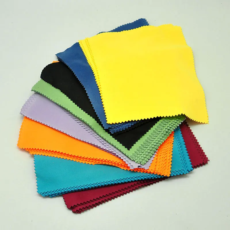 Двухслойная флисовая ткань для очистки очков из микрофибры 5 шт. можно стирать с