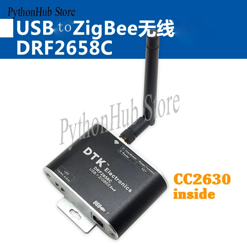 Беспроводной модуль USB-ZigBee (передача 1,6 км, чип CC2630, Super CC2530) DRF2658C от AliExpress RU&CIS NEW