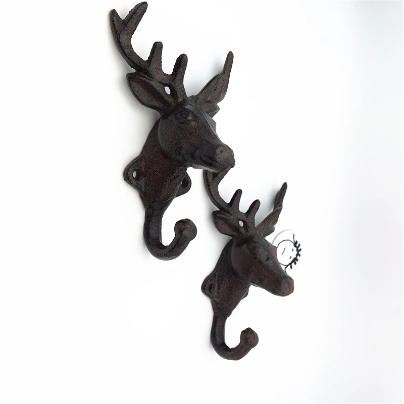 Винтажная ржавая Железная Ткань LCH крючок для шкафа фурнитура двери матовые