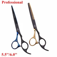 5 5 6 0 haircut shears professional hairdressing scissors thinning barber scissors hair cutting scissors 440c japan steel 888