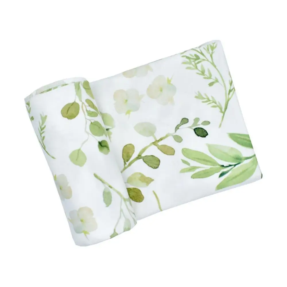 Пеленка для новорожденных с цветочным принтом накидка спальный мешок одеяла