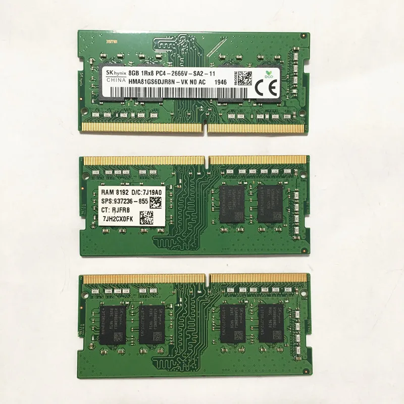 

Sk hynix DDR4 RAMS 8GB 1Rx8 PC4-2666V-SA2-11 DDR4 2666MHz 8GB Laptop memory