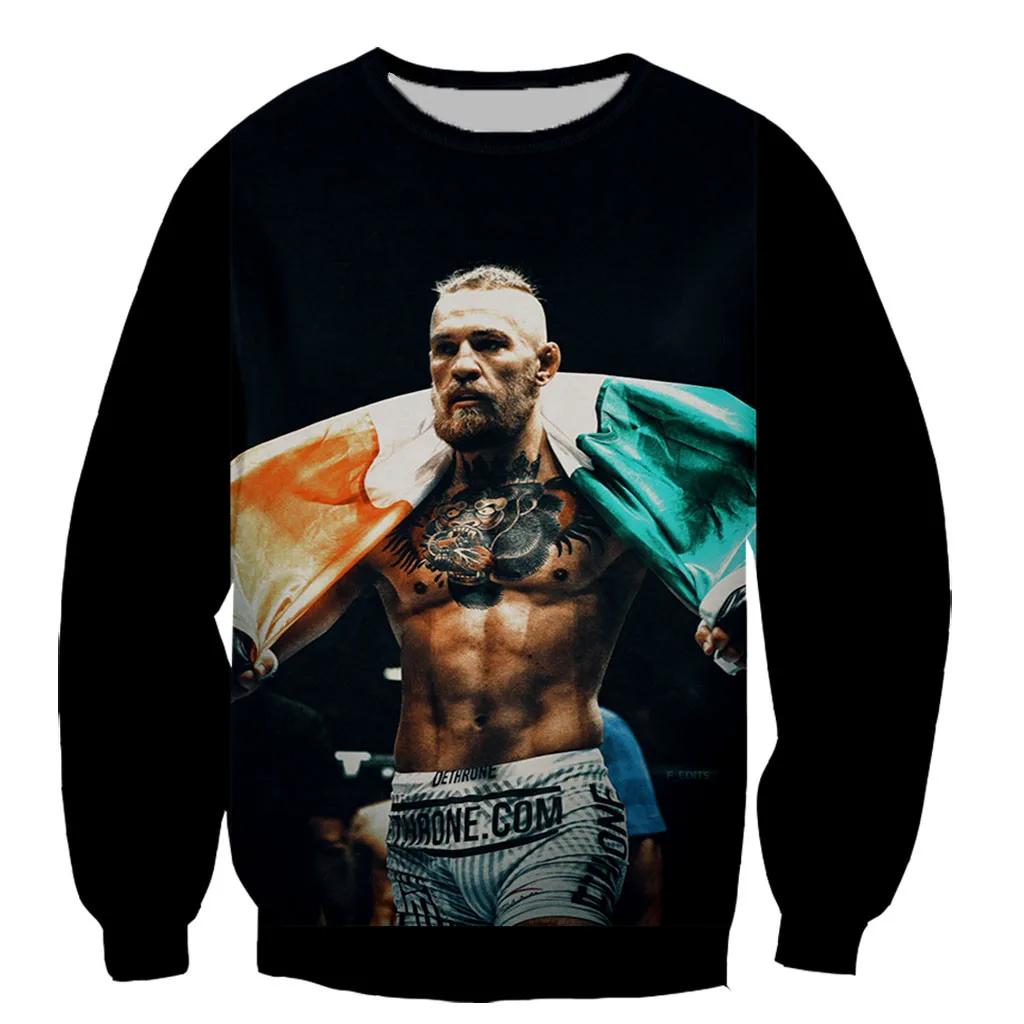 Новое поступление популярная модная футболка Conor McGregor с 3D принтом для мужчин и