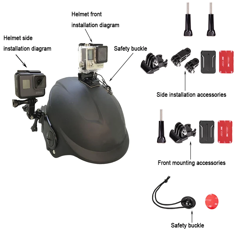 Экшн камера GloryStar аксессуары для GoPro Hero6 5 Black Hero 8 7 6 4 3 2 1 APEMAN SJCAM Xiaomi Yi Xiao mi Yi2 4K