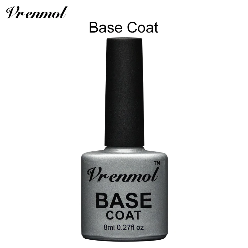 Base coat Vrenmol, не очищающее верхнее покрытие, верхнее покрытие, Базовое покрытие, основа, грунтовка, Гель-лак для ногтей, УФ светодиодный Гель-лак, впитывающий Гель-лак - Цвет: Base coat