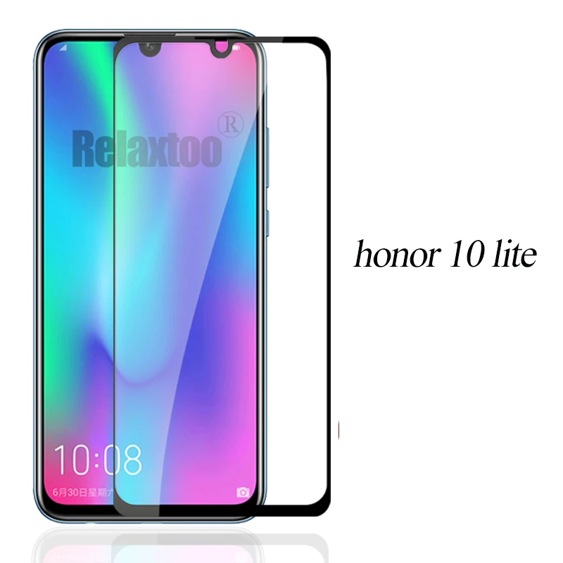 Защитное стекло для honor 10 light honer lite huawei закаленное honor10 life 3D пленка с полным