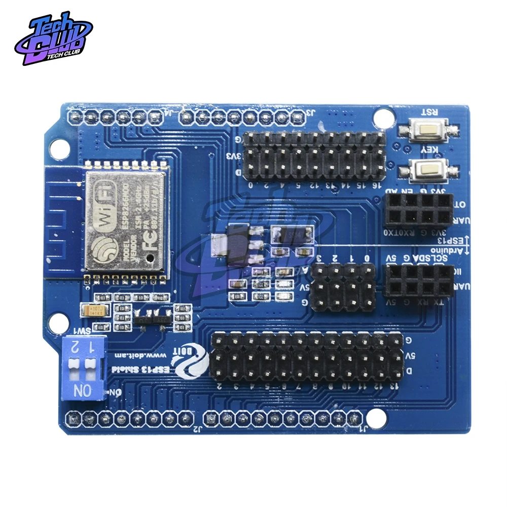ESP8266 WiFi Щит Плата расширения веб сервер Серийный порт ESP 13 совместим с Arduino UNO MEGA 2560
