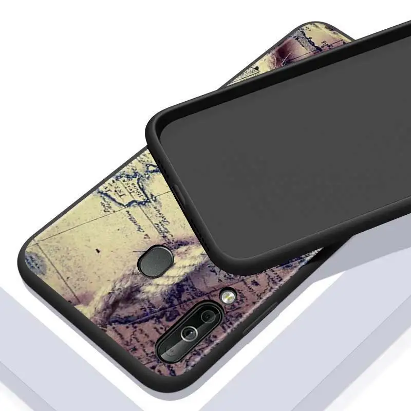 

Colorful Map Travel for Huawei P10 P20 Pro P30 P40 Y5 Y6 Y7 Y9 2019 Nova 7i 5T 5i 5 4e 4 3i 3e 3 Bright Black Phone Case