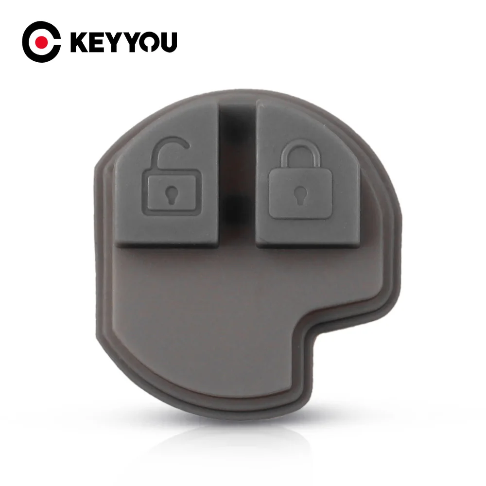 

KEYYOU 2 Buttons For Suzuki Key Swift Grand Vitara SX4 Liana Aerio Jimn Auto Key Remote Car Key Silicone Rubber Button Pad