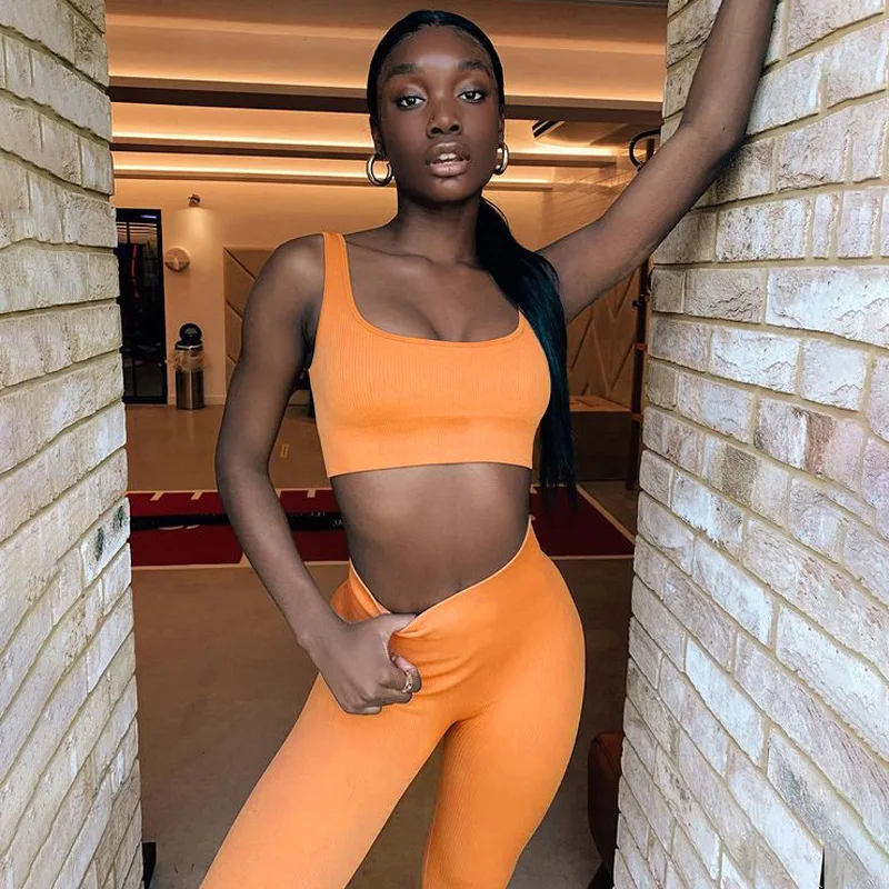 

Seamless Set Women 2 Pieces Seamless Set Fitness Clothing Yoga Set Woman Exercise Outfit Tracksuit for Women Sport Suit