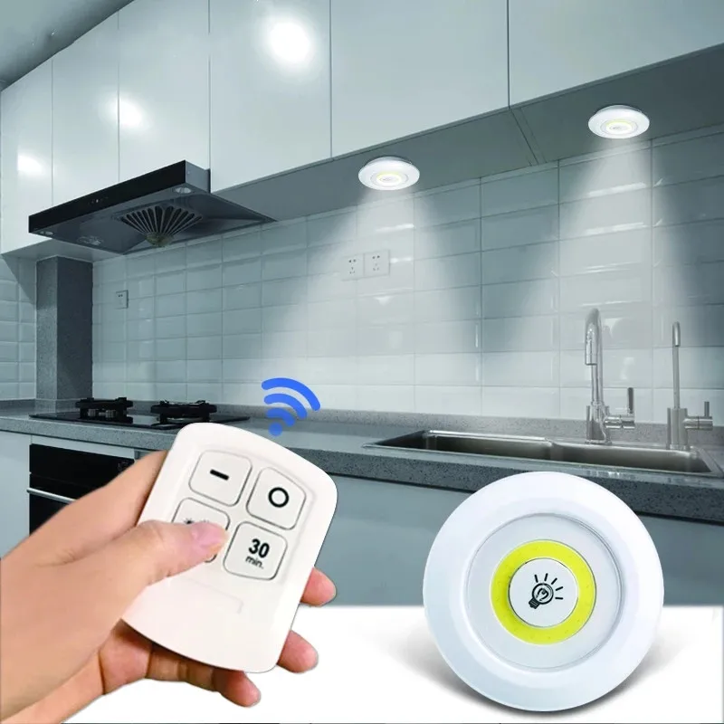 

1/3/6/9/PCS Super Bright Wireless Night Lights Dimmable Can Be Timed LED Lamp for Corridor Stair Kitchen Loft Indoor Lighting