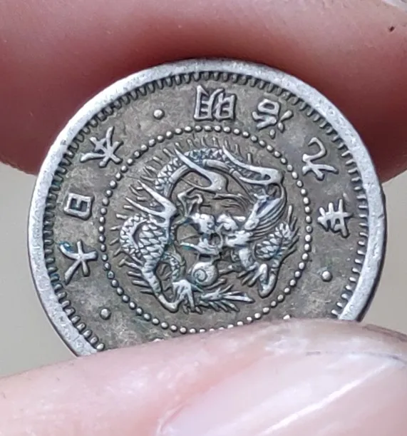 В произвольном японском стиле 15 мм 100% настоящая памятная монета оригинальная