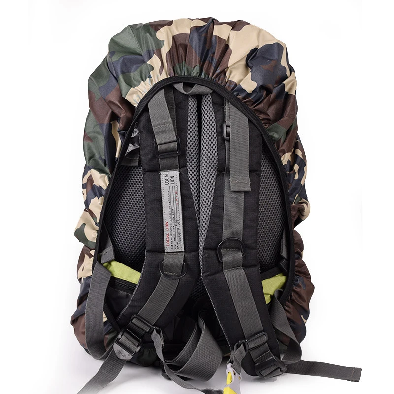 30-80L Камуфляжный Портативный Открытый походный нейлоновый пылезащитный Камуфляжный водонепроницаемый рюкзак-дождевик для рыбалки и охоты