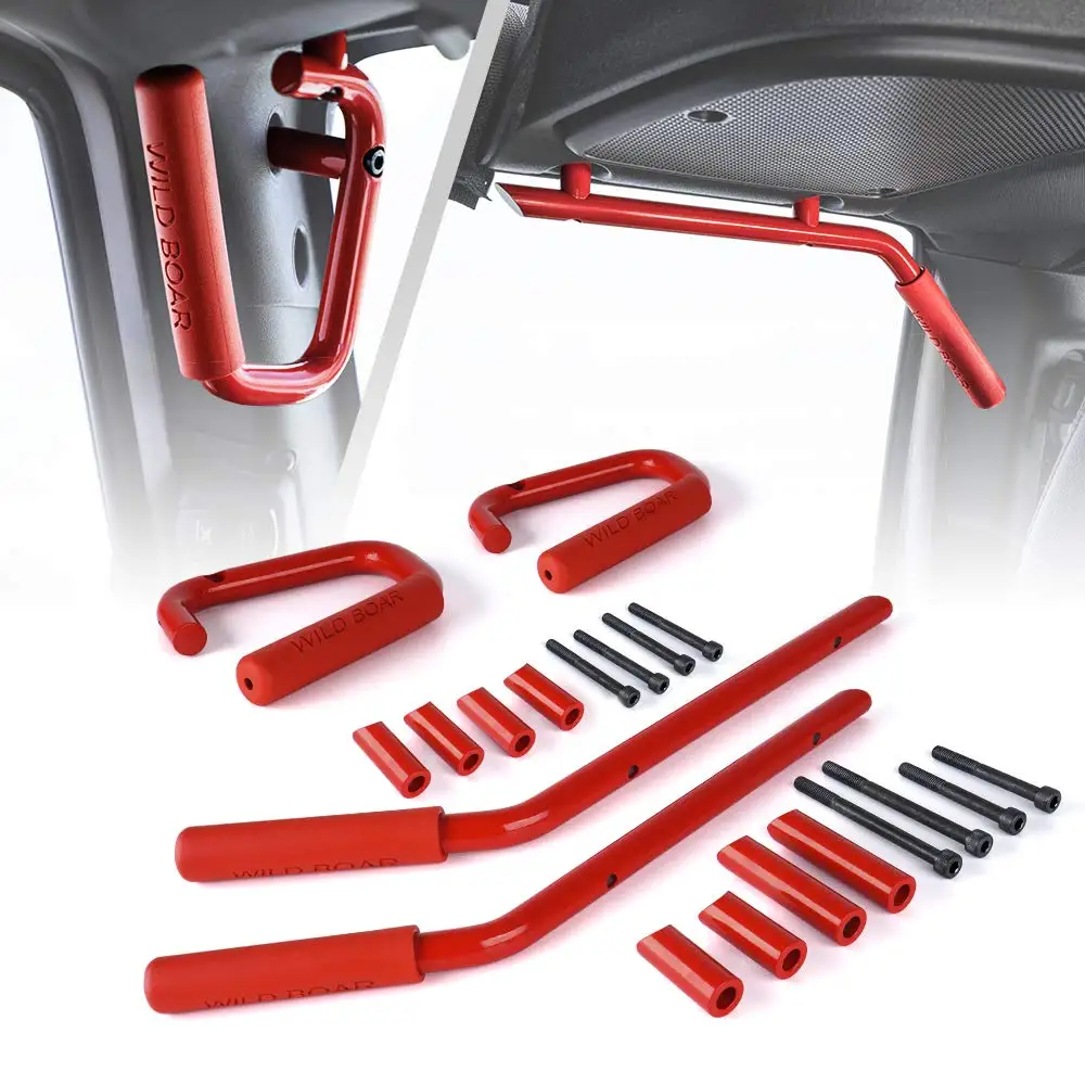

Grab Bar Handle Kit for Jeep wrangler JK 2007-2017 Front Rear Bars Aluminium 2 Door 4 Door Car Accessories for Jeep JK