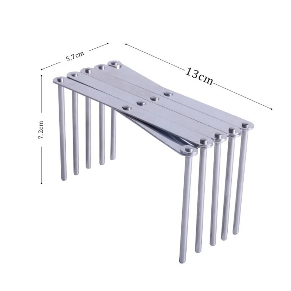 

Estante para tapas de ollas, organizador de cocina de acero inoxidable extendido, soporte para platos y cucharas, bandeja