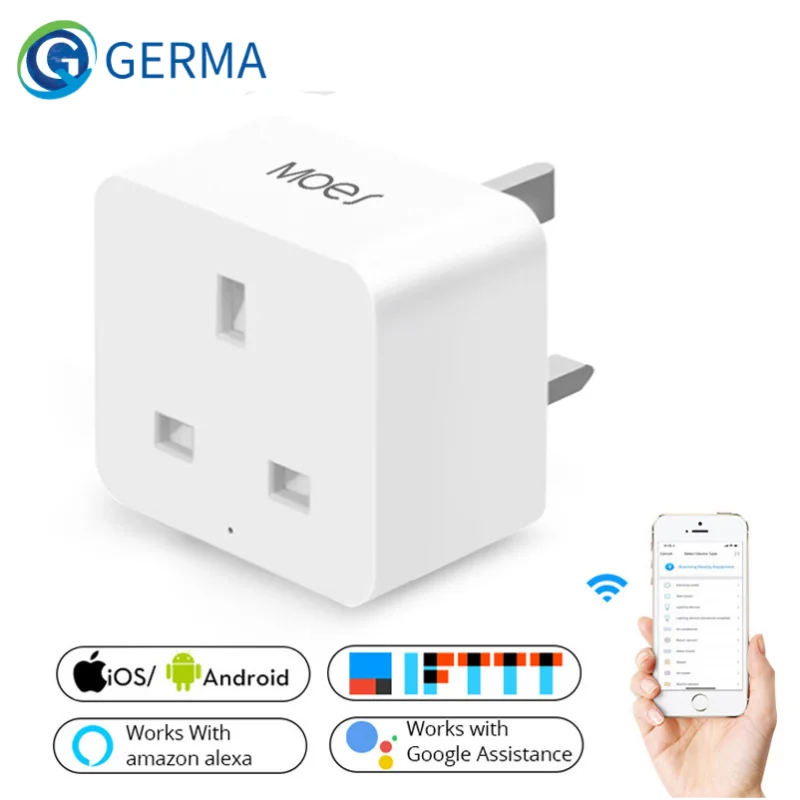 Умная розетка GERMA UK с Wi-Fi для мобильного телефона дистанционное управление