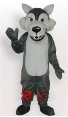 Плюшевые игрушки волк маскарадный костюм для взрослых Размеры нарядное платье