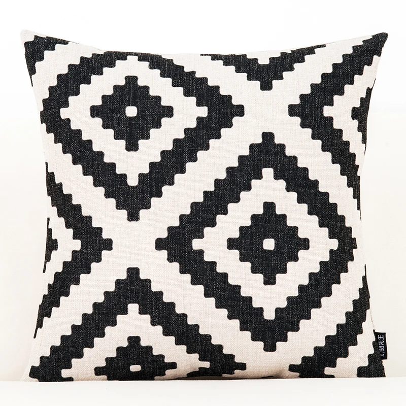 Домашние декоративные подушки наволочка для с геометрическим рисунком оленя