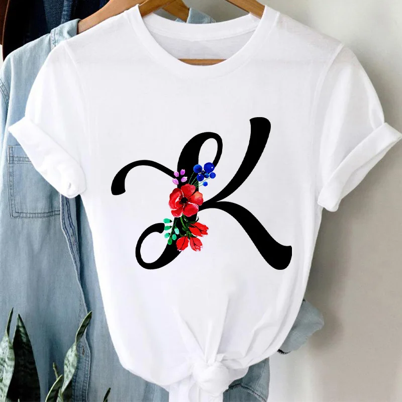 Женская футболка 26 по индивидуальному заказу с буквенным принтом s нарядное