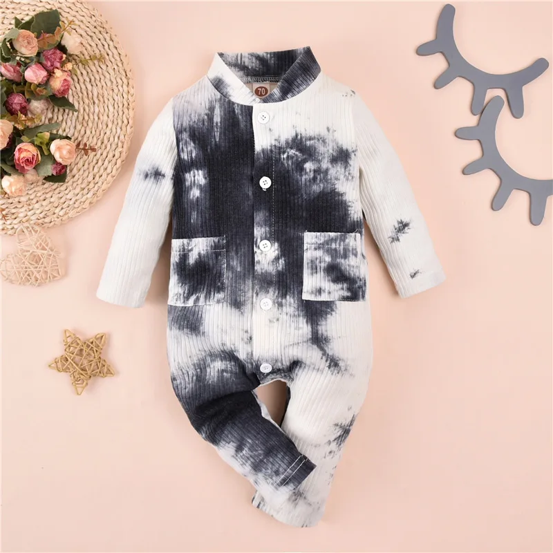 Комбинезон для новорожденных с длинным рукавом на возраст 0-18 месяцев | Детская