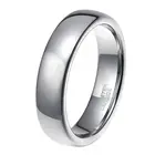 Мужское кольцо 6 мм вольфрамовое кольцо Полированное серебряное обручальное кольцо мужская мода ювелирное изделие Anel Masculino
