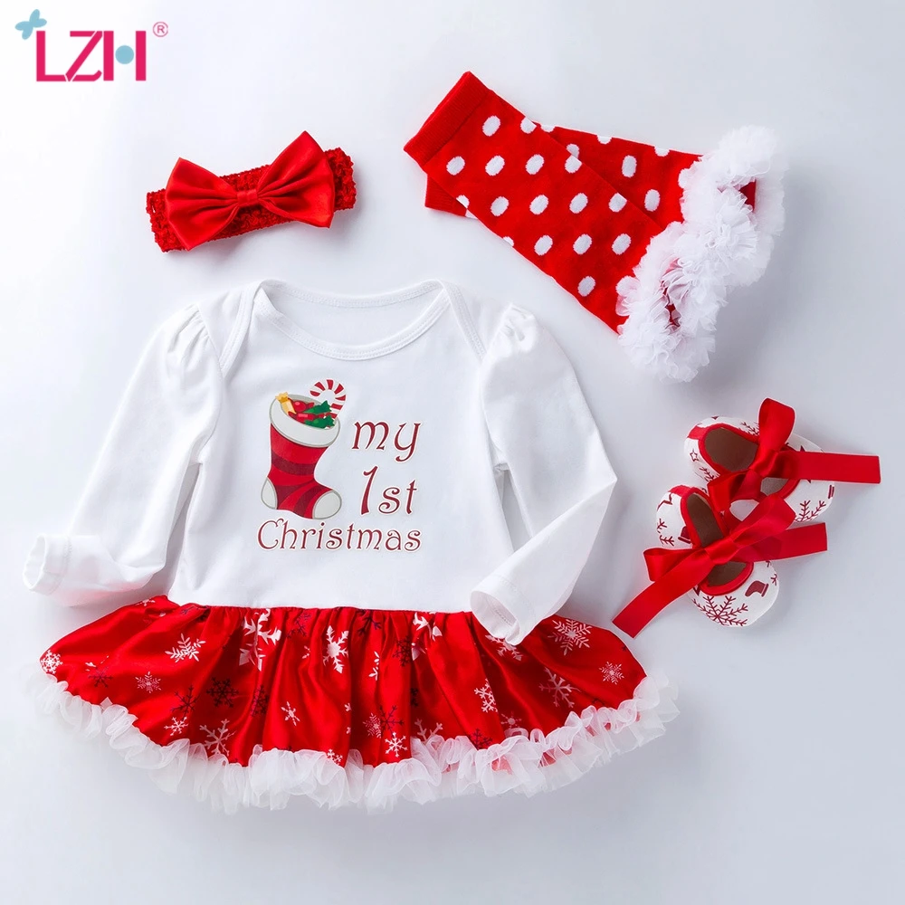 LZH/Одежда для младенцев 2021 цвета на осень зиму маленьких девочек платье принцессы