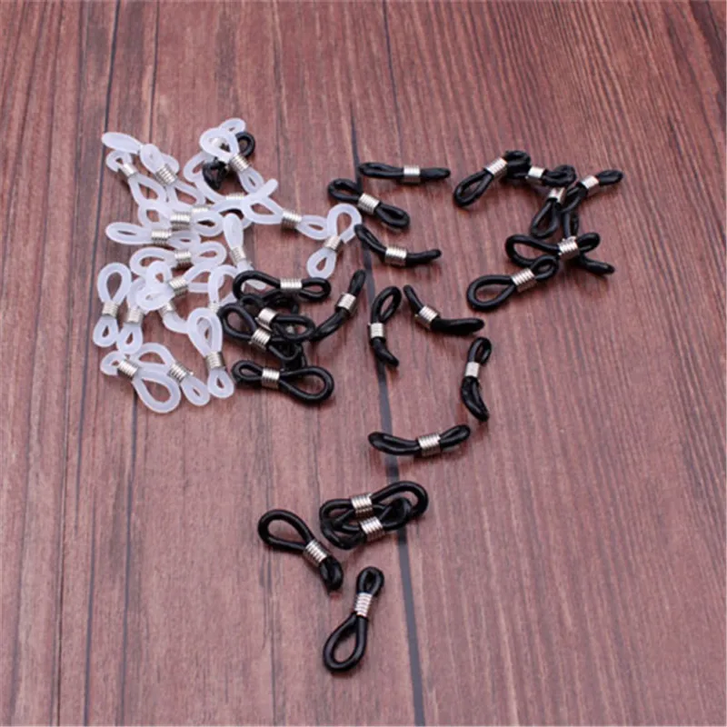 

5 Pairs/Set Glasses Accessories Glasses Chain Glasses Rope Silicone Anti-skid Rubber Ring Silicone Anti-skid Rope Head